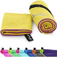 NirvanaShape ® Toallas de Microfibra | Absorbentes- Ligeras- de Secado rápido | Toallas de baño- Toalla de Viaje…
